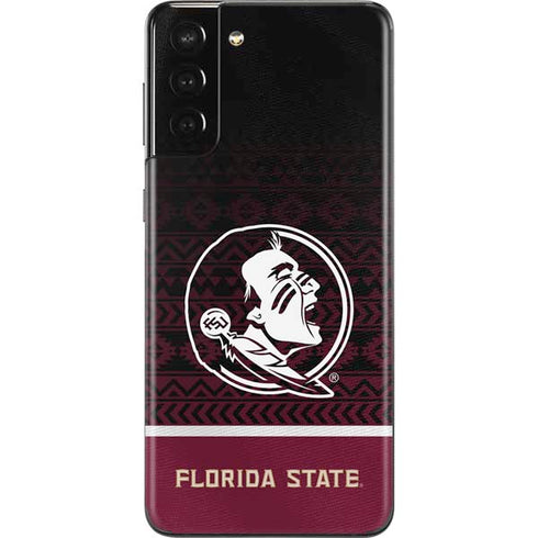Florida State University Pattern Jersey Galaxy S21 Plus 5G Skin